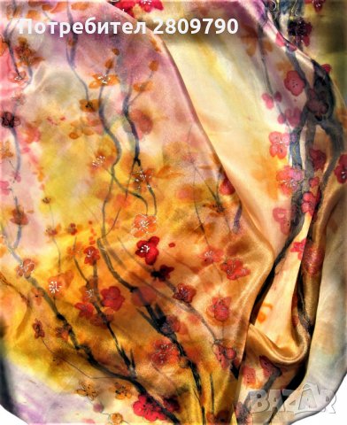 Sakura Blossoms / Цветущая Сакура / Цъфти Сакура / Sakura-Blüten, снимка 6 - Шалове - 32854478