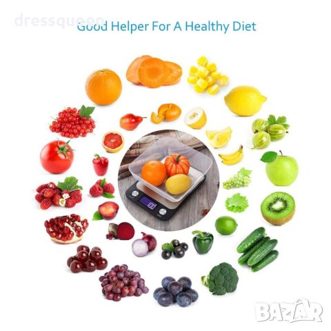 2018 Кухненска везна с LCD дисплей, снимка 7 - Други стоки за дома - 44126295