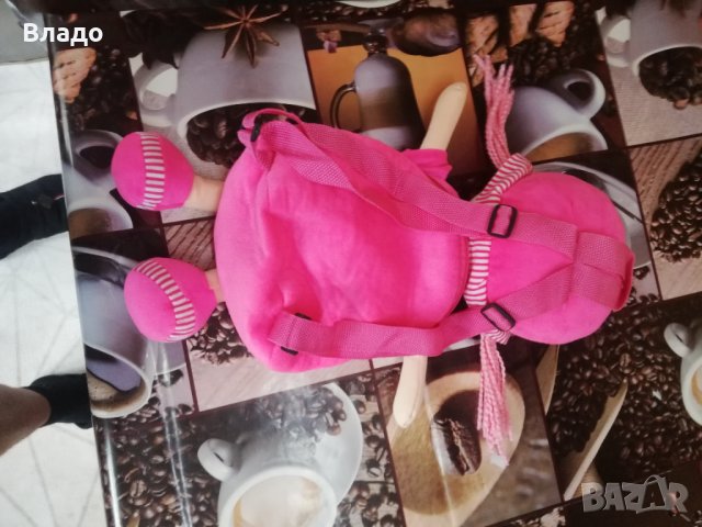 Плюшена раница , снимка 4 - Раници - 43872476