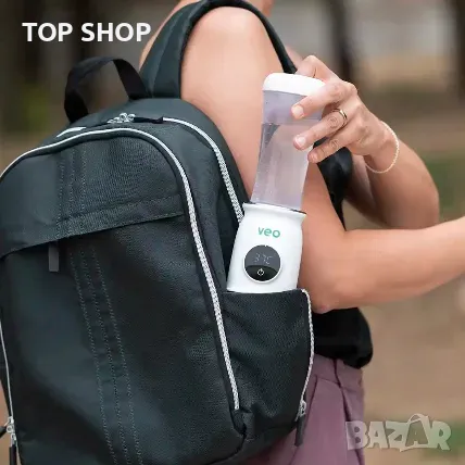 VEO Преносим акумулаторен нагревател за шишета/4500mAh батерия/LED дисплей/USB-C,Chicco/Avent, снимка 5 - Стерилизатори - 49308691