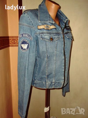 Scapa Sports, Уникално дънково Яке, Размер 38 (М). Код 701, снимка 3 - Якета - 26580921