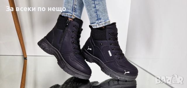 Puma Дамски Зимни Меки И Топли Боти С Пух Пума - Налични Различни Цветове Код P1791, снимка 5 - Дамски боти - 53001814