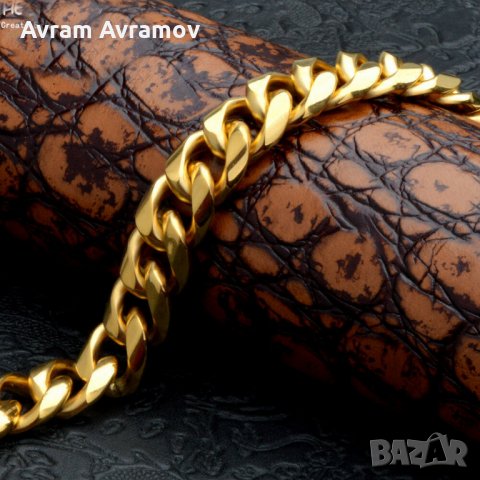 Масивна луксозна гривна от медицинска стомана с високо качество-80 грама !!!!!!, снимка 5 - Гривни - 28263758