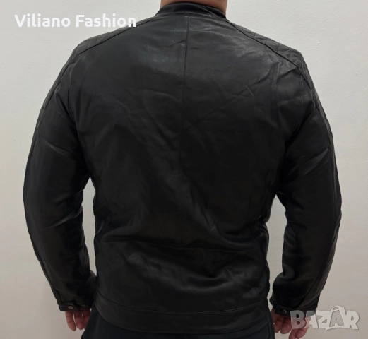 Мъжко кожено яке изкуствена кожа, снимка 3 - Якета - 52289084