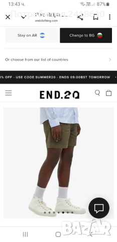 POLO Ralph Lauren Stretch Cotton Short Mens Size S 31 - 32  НОВО! ОРИГИНАЛ! Мъжки Къси Панталони!, снимка 14 - Къси панталони - 50443879