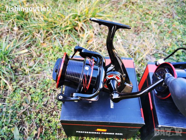 Три нови шарански макари с 4 лагера Surfcasting 9000, снимка 2 - Макари - 39364022