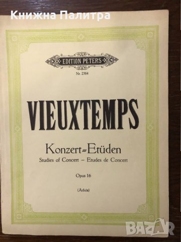 Vieuxtemps Studies of Concert Opus 16 