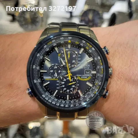 CITIZEN - кварцов,часовник,календар,хронограф, снимка 4 - Мъжки - 49635136