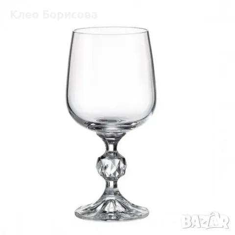 Комплект от 6 броя чаши за бяло вино Bohemia Sterna, 230 мл, снимка 1