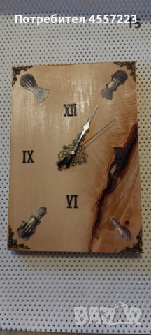 Часовници и огледала ръчна изработка, снимка 7 - Стенни часовници - 52677210