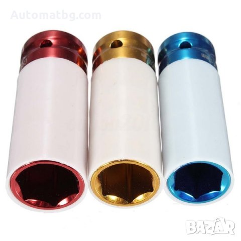 Преходници за джанти Automat, 3 бр, CR-MO 1/2, 17 мм, 19 мм, 21 мм, снимка 5 - Аксесоари и консумативи - 28822603