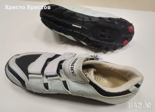 Обувки за колоездене/ шпайкове SHIMANO Размер 39 / Стелка 24.5 см. , снимка 6 - Велосипеди - 53209229