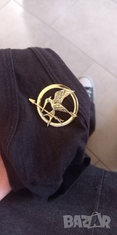 🏹 🕊️ The Hunger Games Брошка - лого на игрите на глада - сойка присмехулка, снимка 6 - Други - 43941893