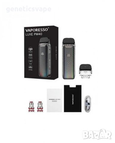 Vaporesso Luxe PM40 40W Pod Sistem нов вейп, вейп, снимка 9 - Вейп без пълнители - 32669968