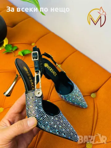 Versace Дамски Обувки На Ток Версаче - 3 Налични Цвята Код E222, снимка 3 - Дамски обувки на ток - 50411580