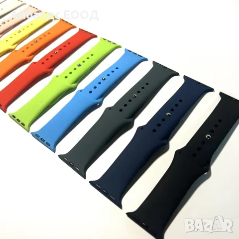 Силиконова каишка за Apple Watch ULTRA/SE/10/9/8/7/6/5, снимка 8 - Каишки за часовници - 49423980