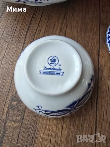 Купа и захарница от серията "Син лук", снимка 5 - Аксесоари за кухня - 52509522