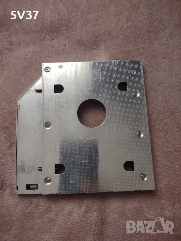 HDD Caddy адаптер, лаптоп дебелина 12.7mm Sata-Sata интерфейс, с пластмасов преден капак, снимка 3 - Части за лаптопи - 53484677