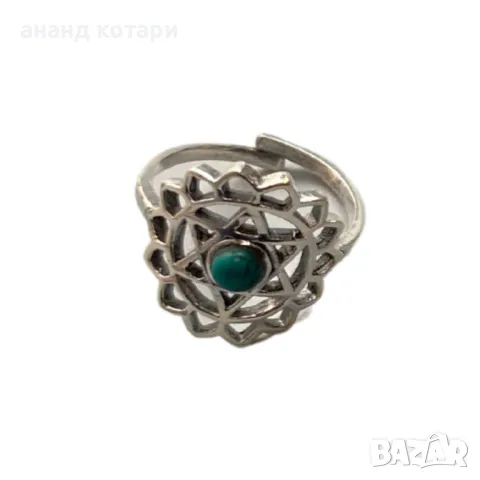 Пръстени с чакра символи, снимка 4 - Пръстени - 49030579