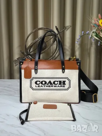 чанти coach cargo tote canvаs 30х22см, снимка 6 - Чанти - 50416642