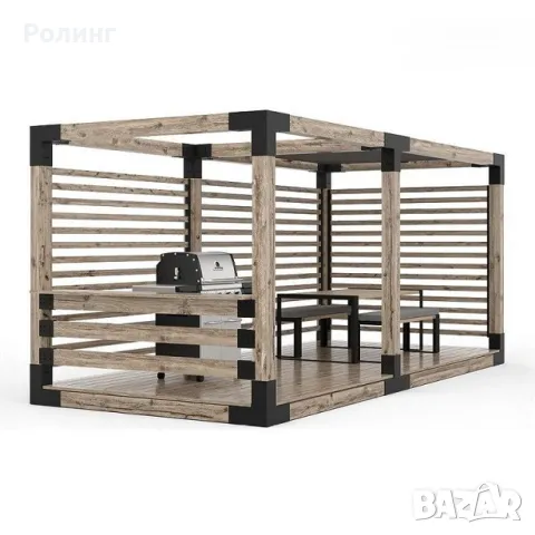 Планка конектор за перголи,беседки/96077072, снимка 2 - Железария - 49555282