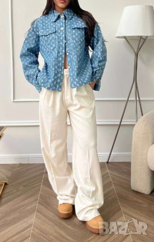 Риза/яке деним , снимка 2 - Якета - 50976503