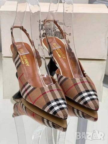 обувки на ток chanel burberry , снимка 4 - Дамски ежедневни обувки - 51005044