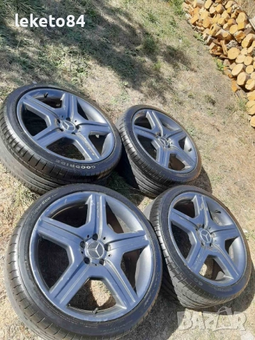 Оригинални джанти Mercedes AMG Borbet 19' + НОВИ ГУМИ 245/35 Мерцедес, снимка 2 - Гуми и джанти - 51773800