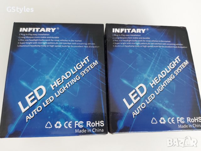 Led н7 6500к Чисто нови, снимка 2 - Аксесоари и консумативи - 44126545