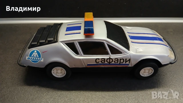 Стара голяма  кола SAFARI на батерии , ретро играчка., снимка 2 - Колекции - 51197497