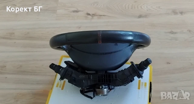 Мултифункционален волан с аербег и лентов кабел + лост за мигачи/чистачки за Рено Меган и Клио, снимка 4 - Части - 51237720