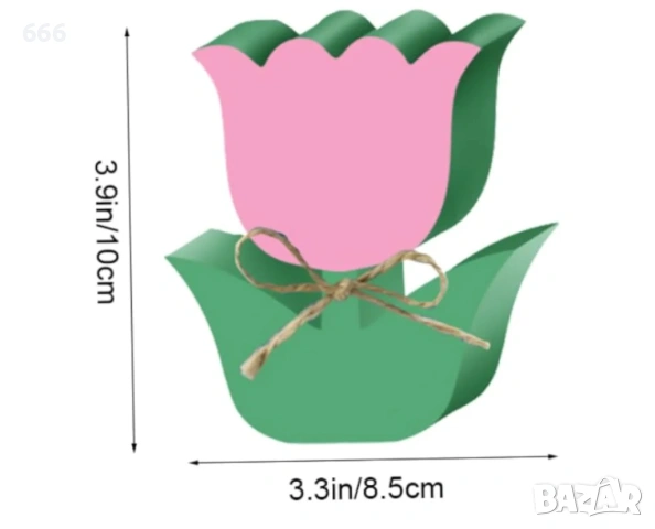 5 бр. дървени фигурки с цветен дизайн, снимка 9 - Други стоки за дома - 53576261
