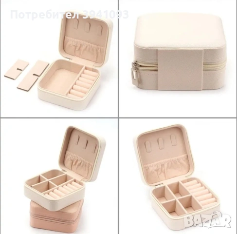 Кутия за бижута Преносима Удобна за пътуване Подарък за св. Валентин за момиче , снимка 2 - Други - 53443871