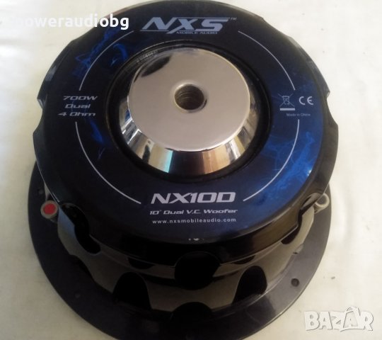 Двубобинен 10 инчов говорител NXS NX100 басов говорител (woofer) - 1бр, , 2 х 700W/  4 OHM, снимка 3 - Тонколони - 43659926