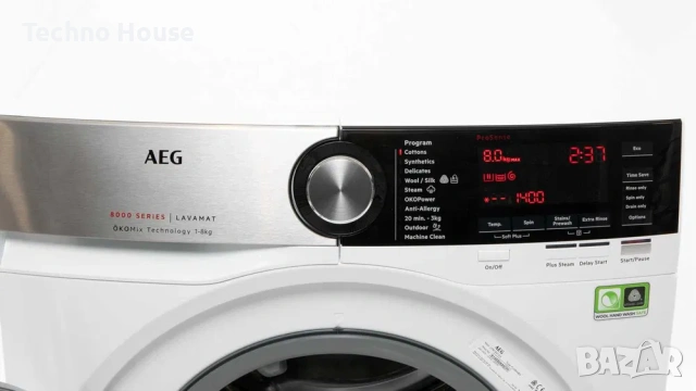 Пералня AEG 8 кг 8000 SERIES Lavamat, снимка 4 - Перални - 53160014