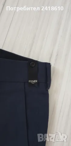 FENDI ROMA Slim Fit Mens Size 31/30  ОРИГИНАЛ! Мъжки Панталон!, снимка 9 - Панталони - 47777009