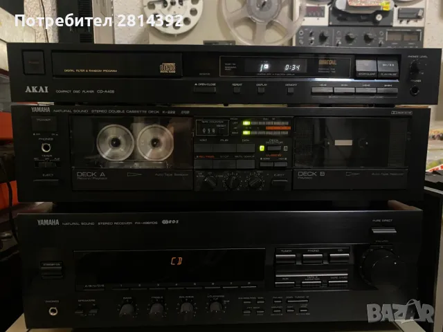 СД-плейър AKAI CD-A405 и двукасетен Дек YAMAHA K-222, снимка 3 - Декове - 50035615