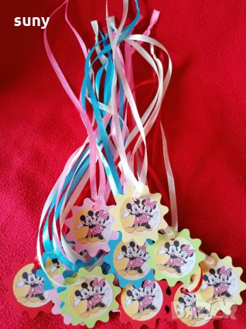 Парти медали Мики / Мини Маус, снимка 2 - Други - 34730488