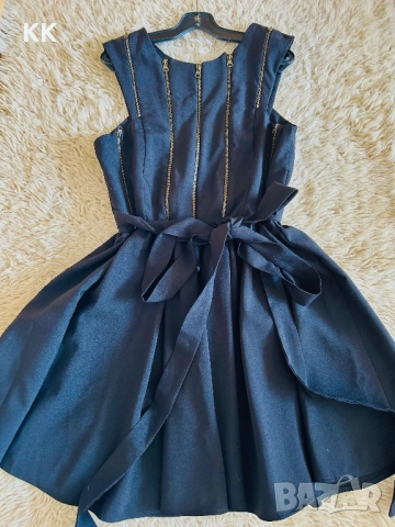 Елегантна черна рокля Megz , снимка 3 - Градински цветя и растения - 52128899