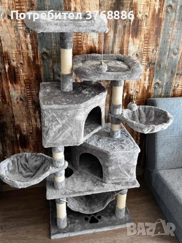 Катерушка за котка 150 см висока, снимка 4 - За котки - 51642200