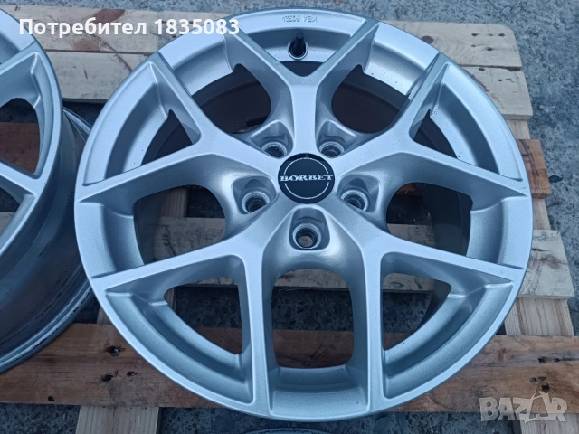 Лети джанти 16ки 5х108 Borbet, снимка 7 - Гуми и джанти - 52024618