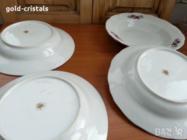 Стар български порцелан чинии за допълване , снимка 4 - Антикварни и старинни предмети - 32986035