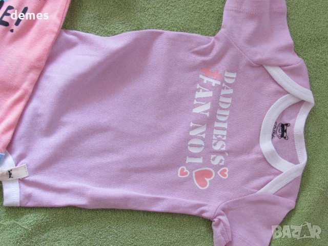  Сет от три броя бебешко боди за момиче размер 50/56, ново, снимка 4 - Бодита за бебе - 28766568