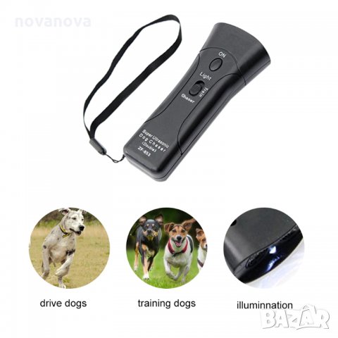 Мощен ултразвуков кучегон за защита от кучета, снимка 1 - За кучета - 32559484