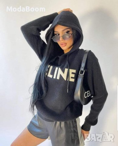 Черен пуловер Celine-VL 169T