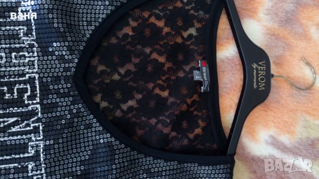 Дамска блузка с дантелен гръб Street One, снимка 5 - Блузи с дълъг ръкав и пуловери - 32838400