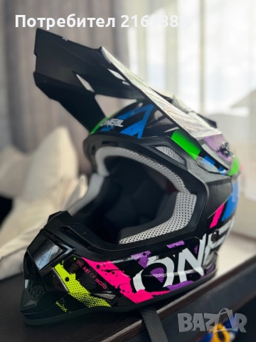 Мотокрос каска O’NEAL, снимка 4 - Спортна екипировка - 52031116