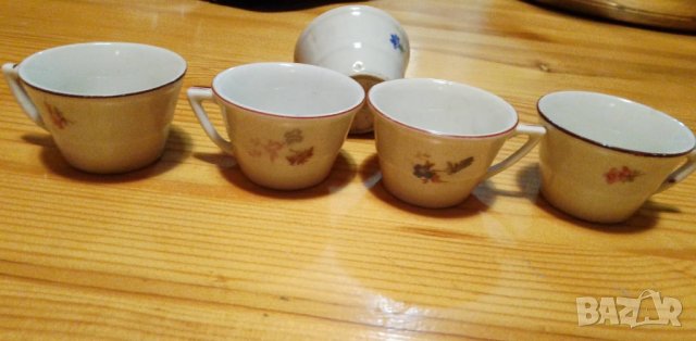 Малки порцеланови чашки, стар български порцелан