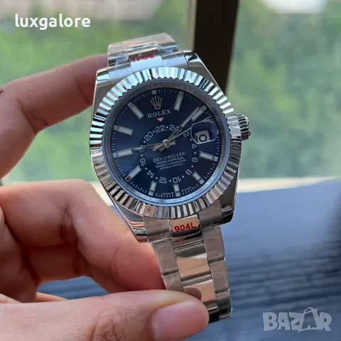 Мъжки часовник Rolex Sky-Dweller Blue с автоматичен механизъм, снимка 2 - Мъжки - 49461830