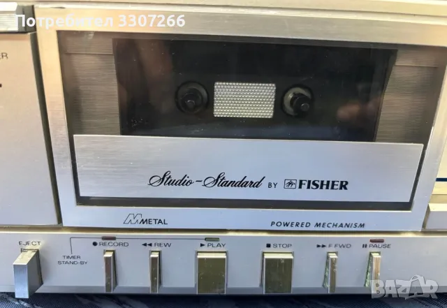 Fisher CR-115 касетен дек , снимка 3 - Ресийвъри, усилватели, смесителни пултове - 49091756